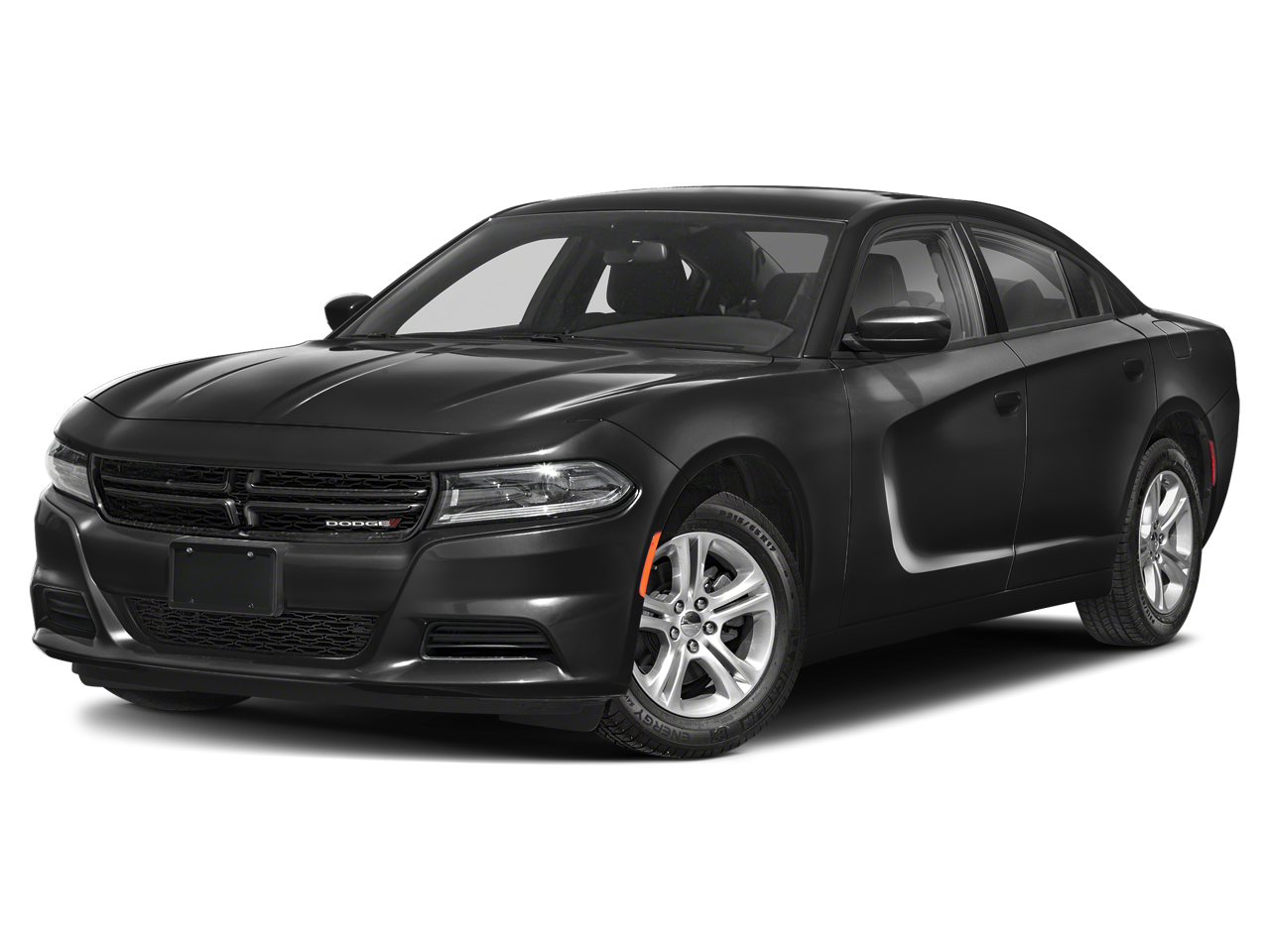 2022 Dodge Charger SXT in Pitch Black Clearcoat — front three-quarter view