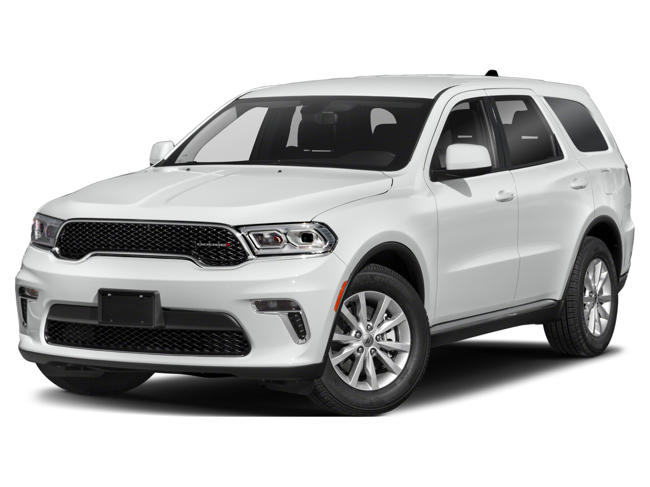 2022 Dodge Durango GT Plus in White Knuckle Clearcoat — front three-quarter view