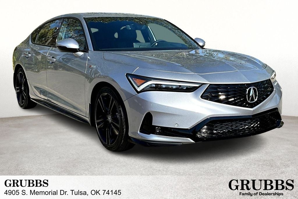 2026 Acura Integra A-Spec Tech Package in Solar Silver Metallic — front three-quarter view