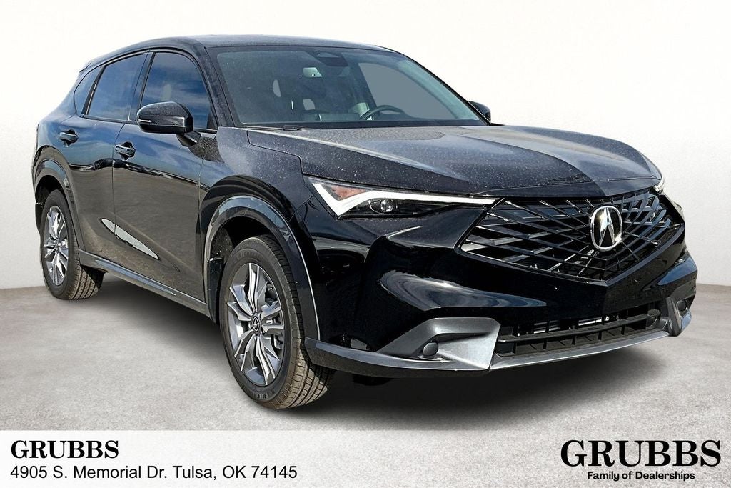 2025 Acura ADX Base in Crystal Black Pearl — front three-quarter view