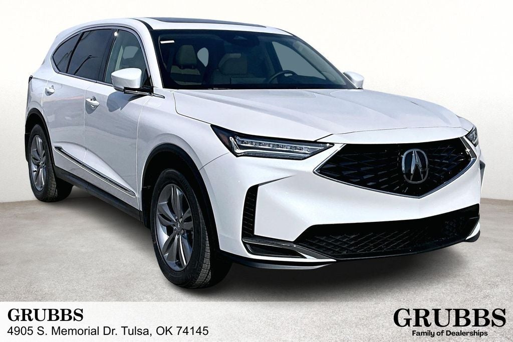 2026 Acura MDX Base SH-AWD in Platinum White Pearl — front three-quarter view