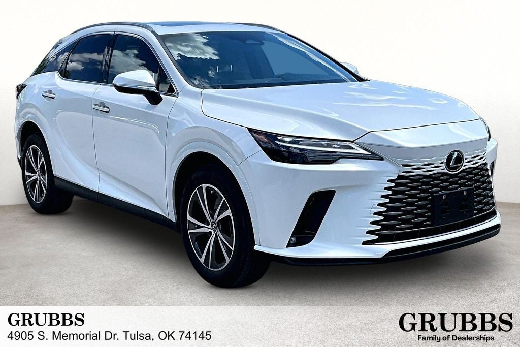 2024 Lexus RX 350 Premium in White Pearl — front three-quarter view